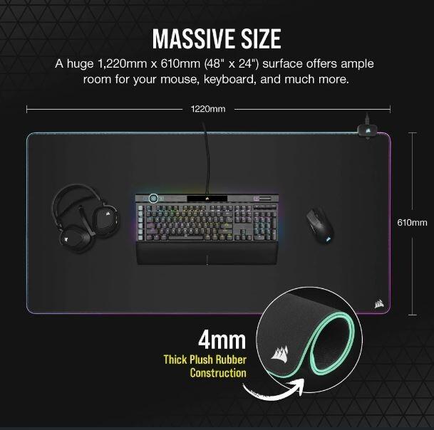 Actual product image Corsair MM700 RGB Extended (3XL)
