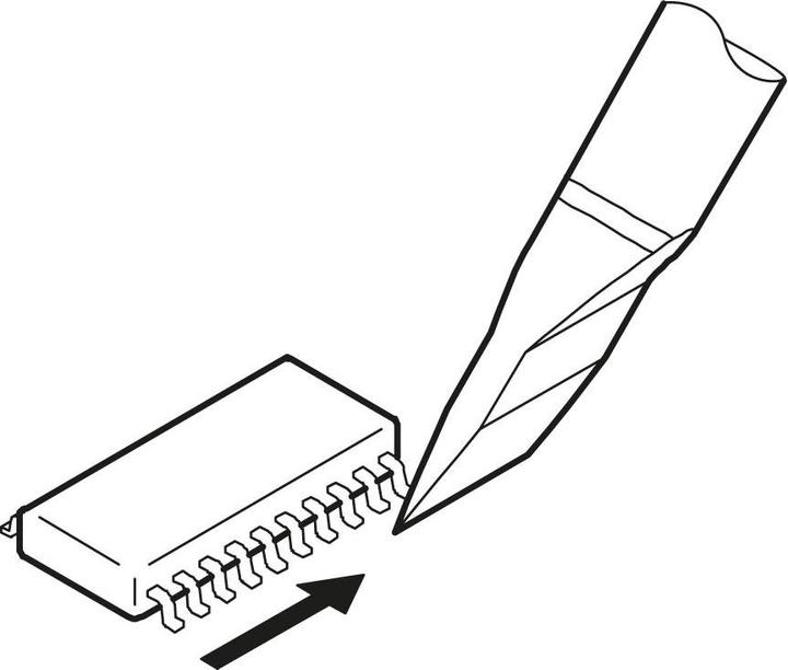 Produktbild JBC Lötspitze Serie C245 Klingenform, C245955/13,0 x 0,5 mm, gerade (Lötspitze)