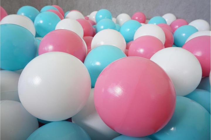 Actual product image Knorrtoys Bälleset ca. Ø6 cm - 100 balls rose/creme/lightblue