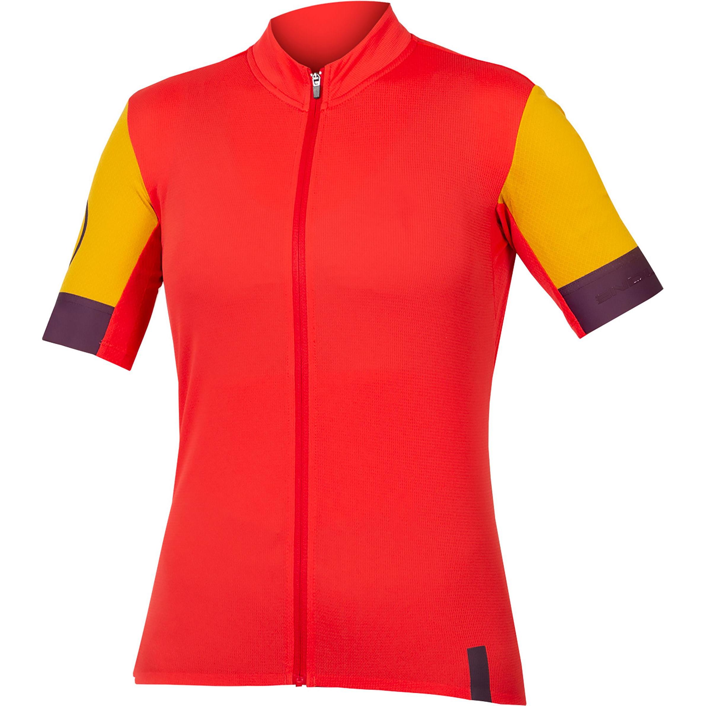 Endura, Damen, Velotrikot, Damen FS260 Trikot (kurzarm) (XS), Rot, XS