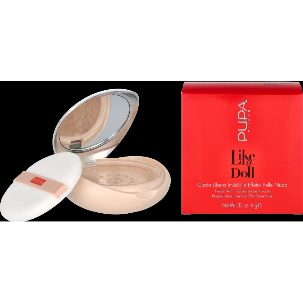 Thumbnail - Pupa Milano, Gesichtspuder, Pupa Like a Doll Loose Powder Rosy Nude Matt