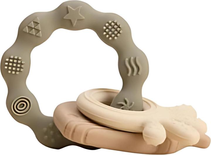 Actual product image Milkii Silikon Beissring, Waldgrün