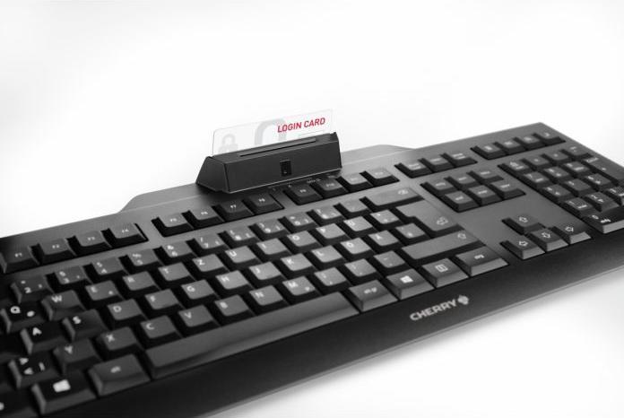 Produktbild CHERRY KC 1000 SC Smartcard Black EU (Eng. Int., Kabelgebunden)