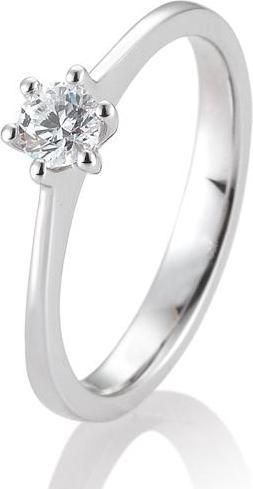 Actual product image Breuning 6 prong set 0.05-0.30 ct. (55, 585/14 K Gold)