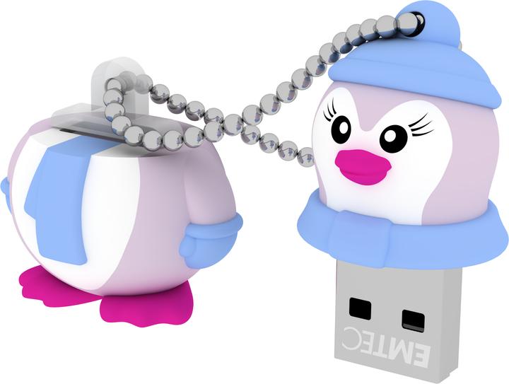 Image du produit Emtec M336 Lady Penguin (16 Go, USB-A)