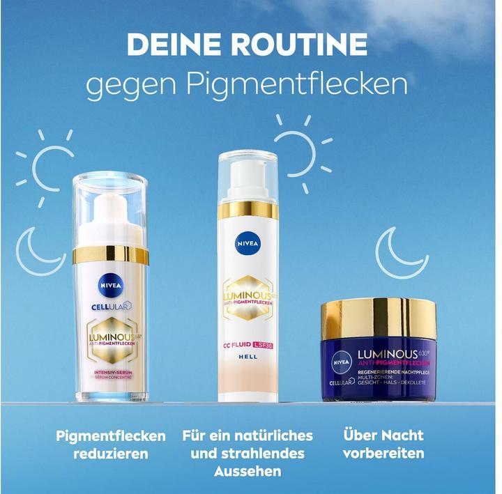 Produktbild NIVEA Luminous630 3-in-1 CC Fluid (Cream colour, Hell, 40 ml)