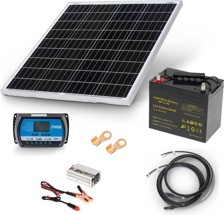 Autosolar Solaranlage-Starter 100W Solaranlage (100 W)