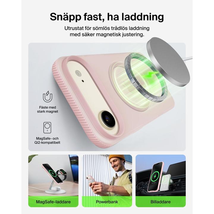 Productafbeelding Belkin Grip magn. Schutzhülle iPhone Air pink MSA037HQPK (Apple iPhone Air)