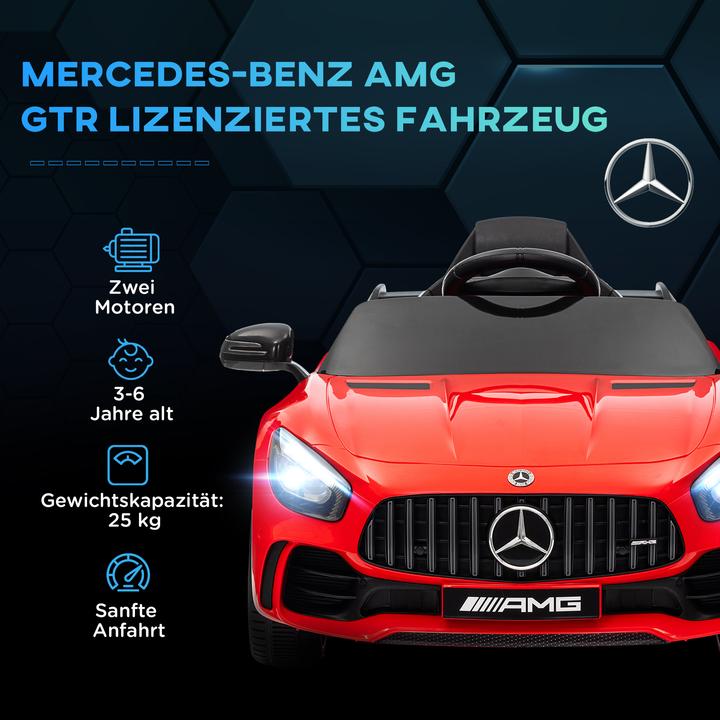 Produktbild Aiyaplay Kinder Elektroauto Kunststoff, Metall Rot (12 V)