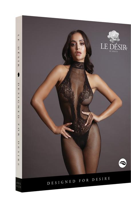 Image du produit Le Désir Body en résille et dentelle (Taille unique)