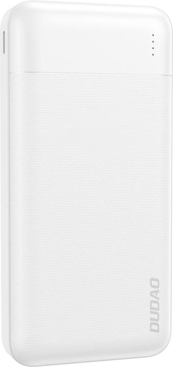 Dudao Powerbank K18-1W 10000mAh USB-A / USB-C / Micro USB - white (10000 mAh, 10 W)