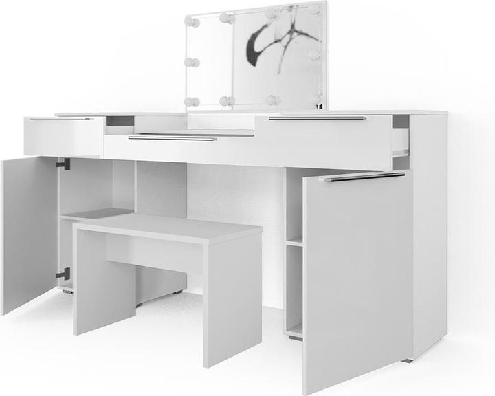 Image du produit Vicco Lilli avec éclairage LED et banc (190 x 39 x 90 cm)