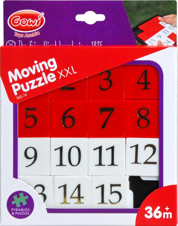 Actual product image Gowi Sliding puzzle XXL (15 pieces)