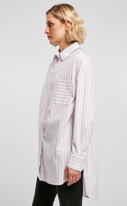 Actual product image Urban Classics Ladies Oversized Stripe Shirt - 17916 (4XL)
