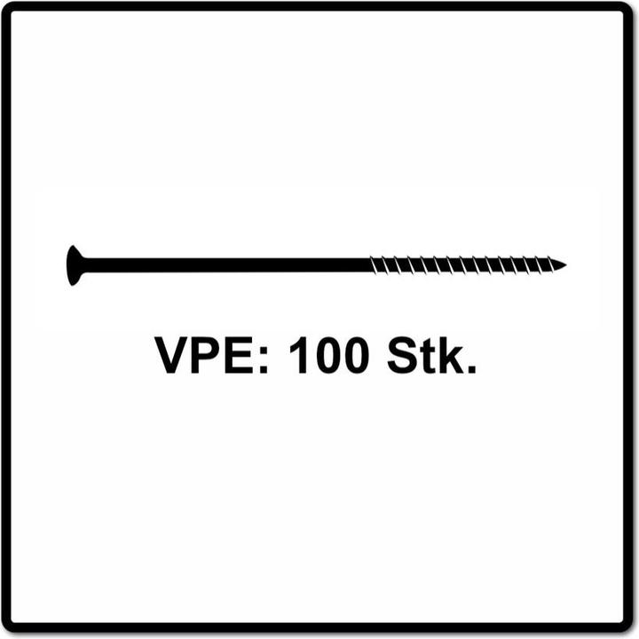 Immagine prodotto Fischer Power-Fast II 670481 Viti per pannelli truciolari 6 mm 60 mm con profilo a T in acciaio zincato 100 (100 Viti per pezzo)
