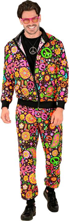 Image du produit Widmann années 70 - Peace & Love Tenue de sport (L, M, S, XL, XXL)