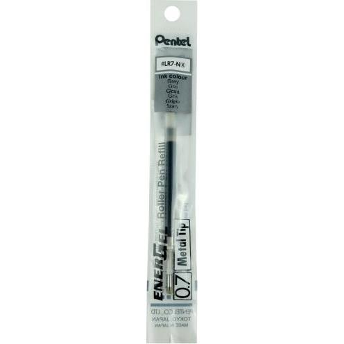 Pentel, Schreibstifte, 12 LR7 Gelschreiberminen grau (1 x)