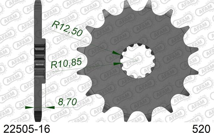 Produktbild Afam 520 16 dents (16)