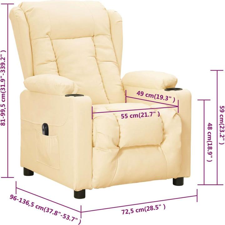Produktbild vidaXL Relaxsessel elektrisch