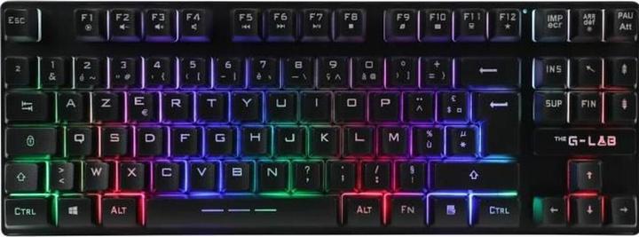 Immagine prodotto The G-Lab Clavier Gamer sans fil Keyz Caesium TKL RGB (Noir) (FR, Senza fili)