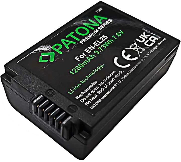 Actual product image Patona Premium EN-EL25 (Rechargeable battery)
