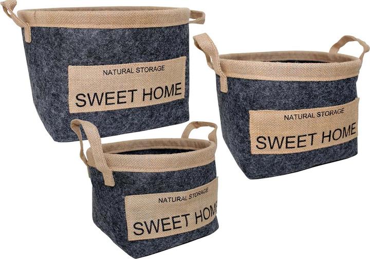 Casativo 3 runde Körbe, 3 Grössen