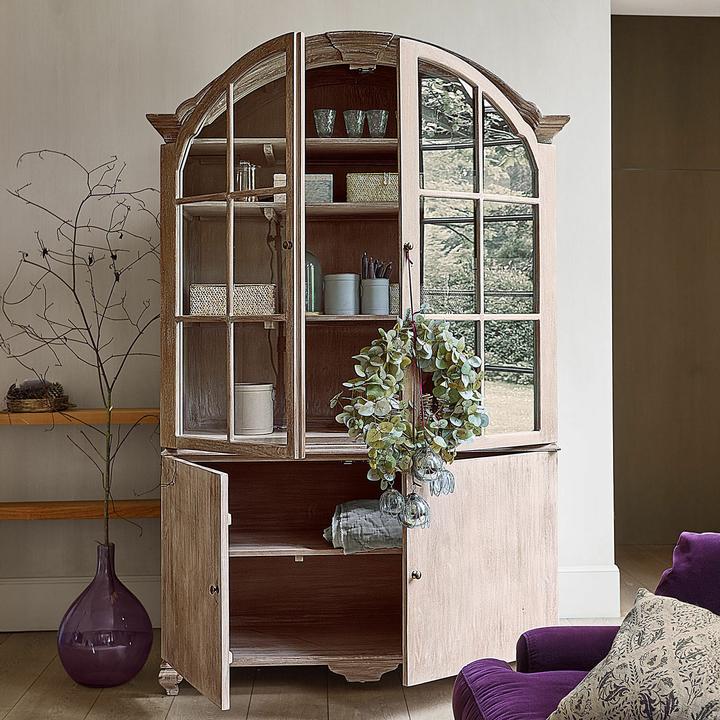 Produktbild Loberon Schrank Périmonde antikgrau (147 x 52 x 228 cm)
