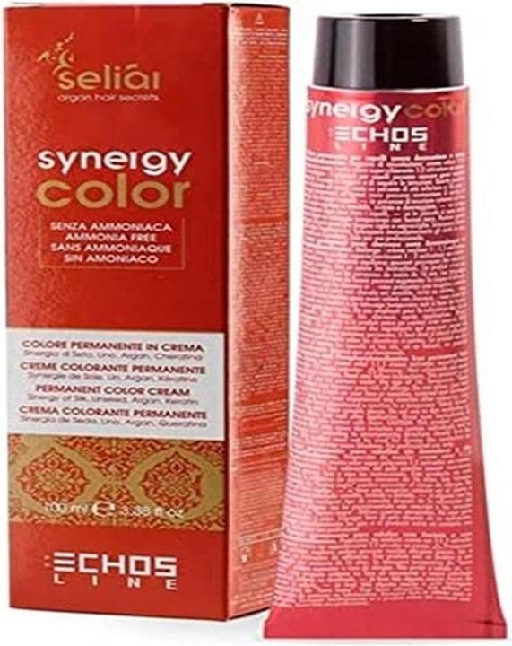 ECHOSLINE Seliàr Synergy Color Cream Haarfarbe Ammoniakfrei Hellbraun 5.0 Biondo chiaro 100ml (5.0 Biondo chiaro)