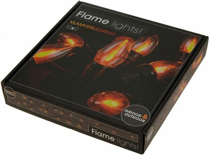 Actual product image Lifetime LED fairy lights 5.1 m 1.5 m black flame effect (5.10 m)