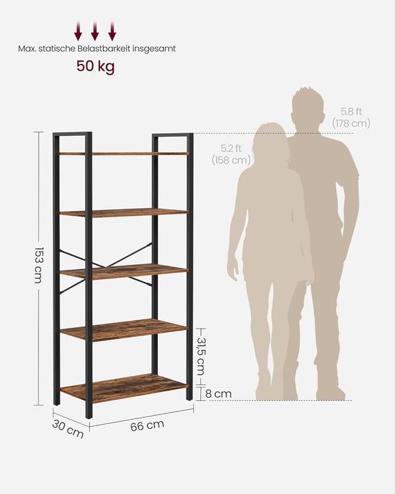 Produktbild Songmics Havanna (66 x 30 x 153 cm)