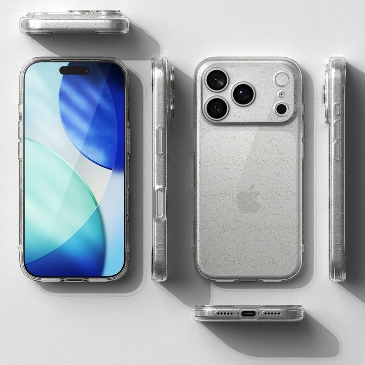 Actual product image Ringke Air Case für iPhone 17 Pro Max – Klar und Glitzer (Apple iPhone 17 Pro Max)