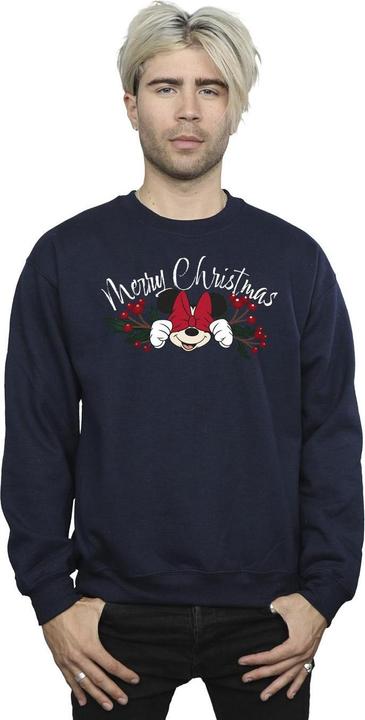 Immagine prodotto Disney Minnie Mouse Christmas Holly Felpa Uomo (S)