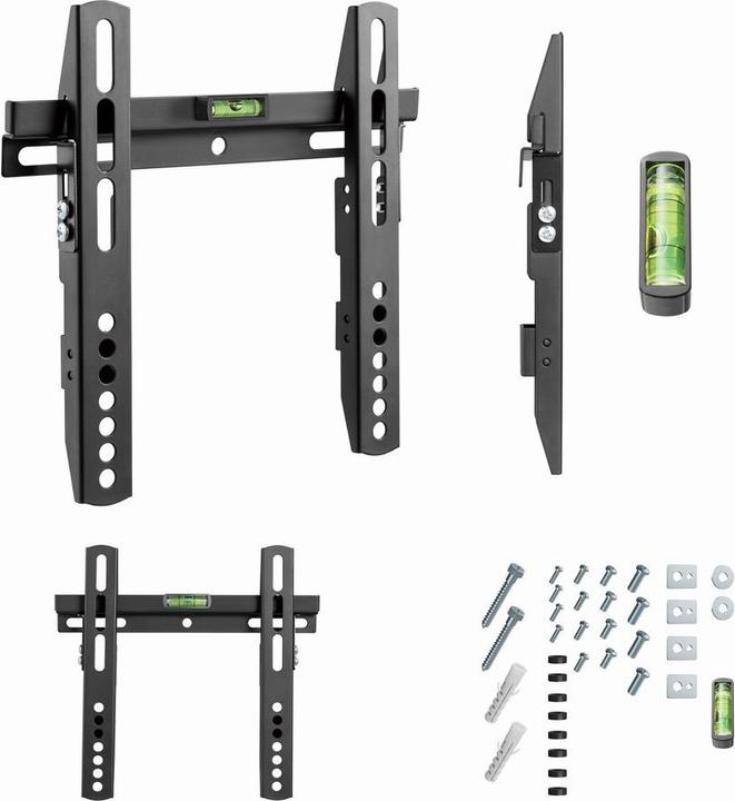 Produktbild Gembird WM-42F-02 TV-Wandhalterung (fest) 23–42 Zoll bis zu 40 kg (Wand, 40 kg, 23" - 42")