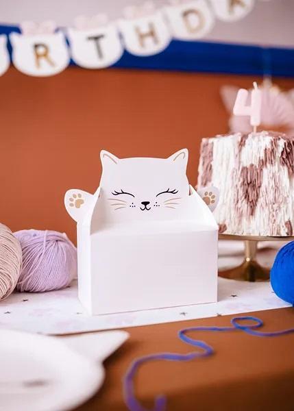 Actual product image Unique Decorative cake boxes kitten 6 pcs