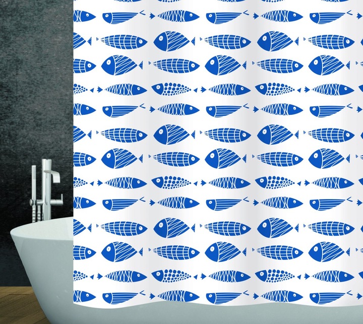 Immagine prodotto Diaqua Tenda da doccia tessile Scuby (180 x 180 cm)