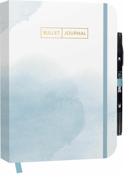 Image du produit Bullet Journal Watercolor Blue 05 avec (A5)
