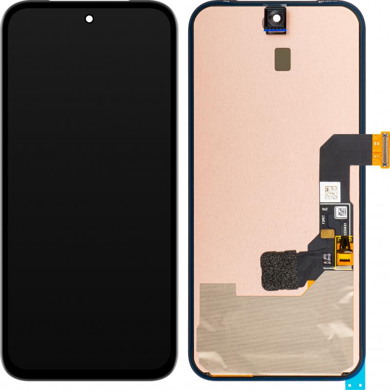 Google Display Unit für Pixel 8a, w/o Frame, Schwarz (Display), Mobilgerät Ersatzteile