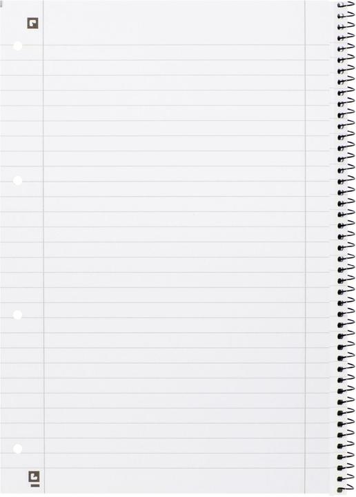 Voedingswaarden en ingrediënten Oxford College notebook voor linkshandigen (A4, A4+, Rijen)