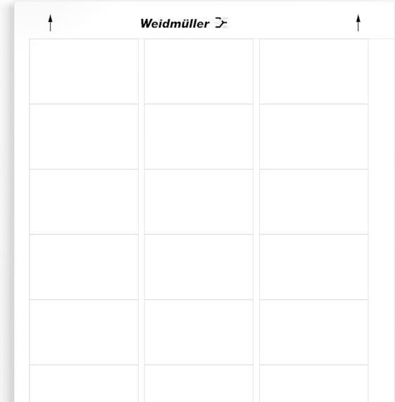 Immagine prodotto Weidmüller Etichetta ws autoadesiva 60x36mm 1686431044