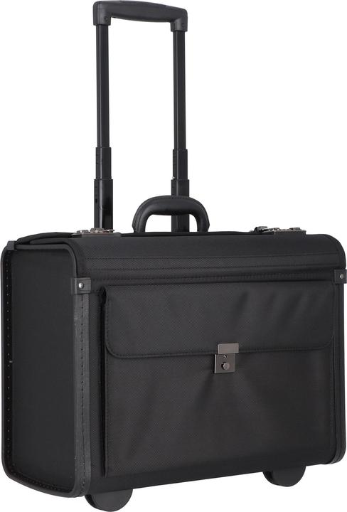 D&N Business & Travel Trolley pilota a 2 ruote con scomparto per laptop da 38 cm (42 l, Bagaglio a mano (fino a 50 litri))