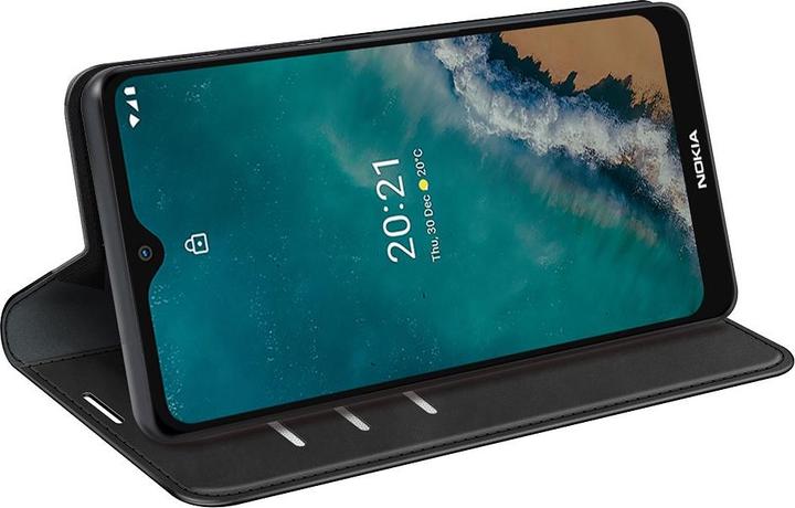 Actual product image Cover-Discount Nokia G50 - Silky Stand Flip Case Cover black (Nokia G50)