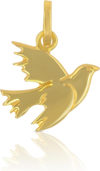 Actual product image Muau Pendant dove yellow gold 750, 17x12mm (750/18K yellow gold)