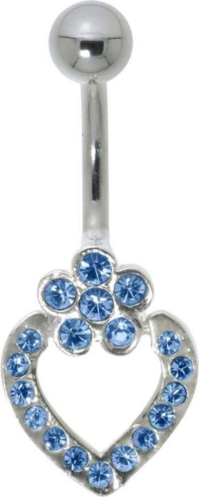 Produktbild Bijouteria Bauchpiercing (Edelstahl, Silber 925, Kristall)