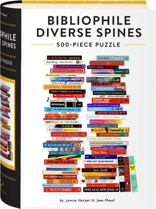 Abrams & Chronicle Bibliophile Diverse Spines 500-Piece Puzzle (500 Teile)