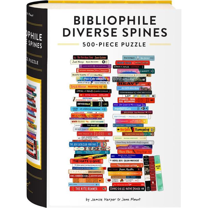 Abrams & Chronicle Bibliophile Diverse Spines 500-Piece Puzzle (500 Teile)