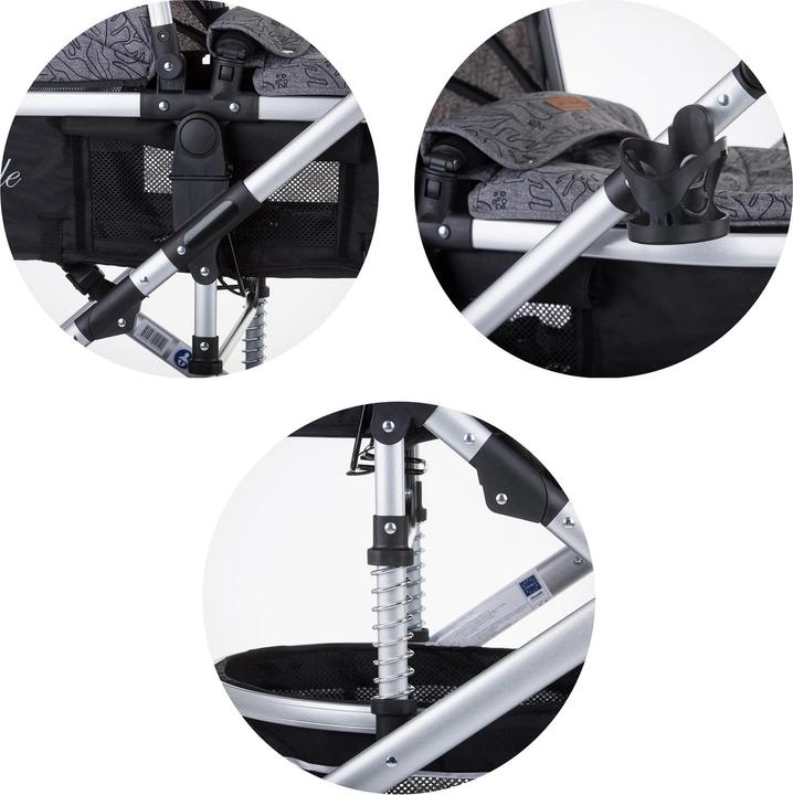 Actual product image Chipolino Combi stroller 2in1 Estelle (0 Months - 3 years)