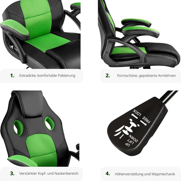 Produktbild tectake Racing Gamingstuhl