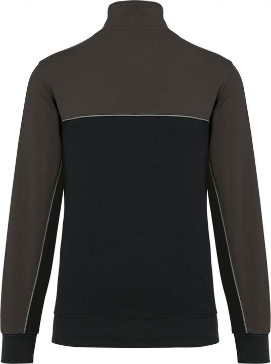 Actual product image Kariban Eco-friendly zip-neck sweatshirt (S)