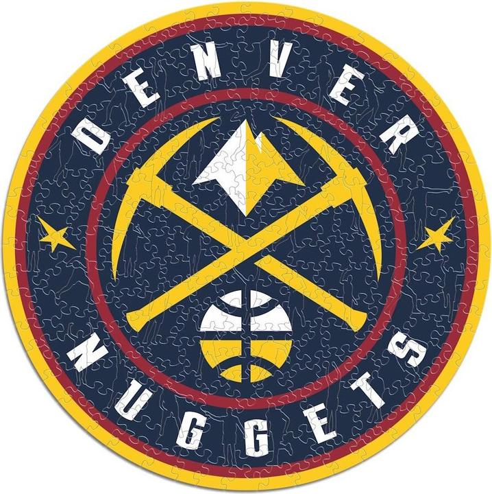 Produktbild Iconic NBA - Denver Nuggets - Logo - Holz Puzzle Grösse M (270 Teile) (270 Teile)