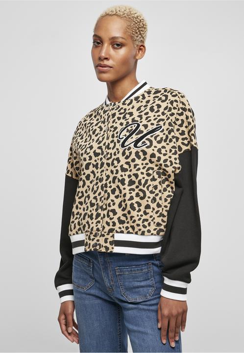 Produktbild Urban Classics Ladies AOP Oversized College Sweat Jacket - 21101 (XL)